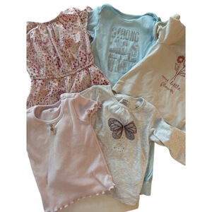 5 piece 18m baby girl spring/ summer bundle cat and jack old navy granimals